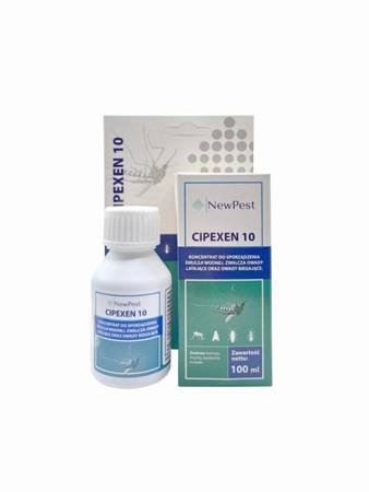 CIPEXEN 10 (dawniej Cipex 10E) - oprysk na komary, kleszcze i inne insekty 100ml - Bleu Line